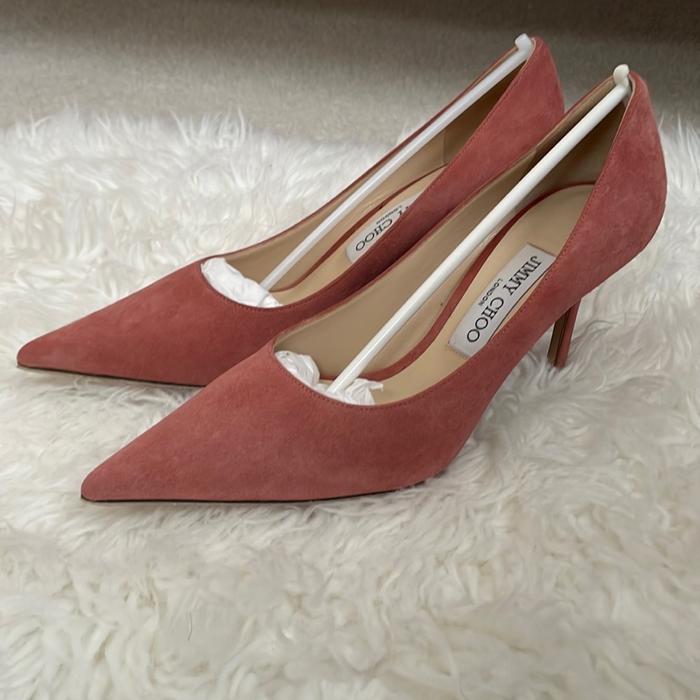 Jimmy Choo Love 85 Suede 183 Rosewood Size 37.5